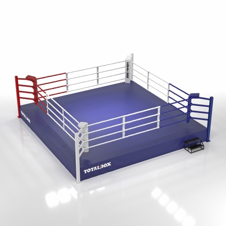 Купить Ринг боксерский Totalbox на помосте 0,5 м, 7х7м, 6х6м. в Назрани 