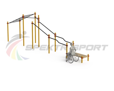 Купить Спортивный комплекс для инвалидов-колясочников WRK-D22_76mm в Назрани 