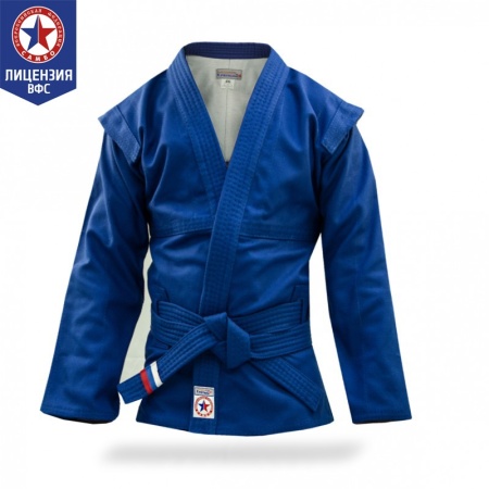 Купить Куртка для самбо "Атака"  ВФС (подкладка, пояс) р 50-60 в Назрани 