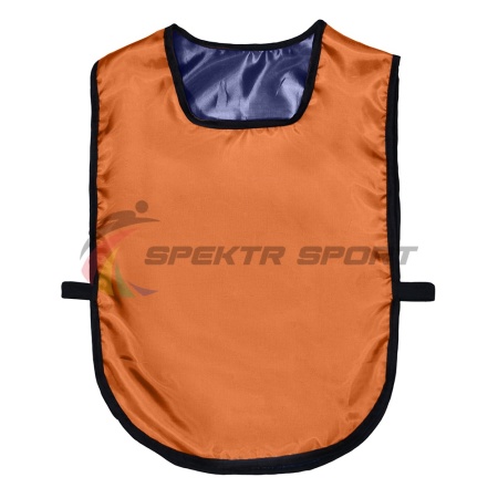 Купить Манишка футбольная двусторонняя универсальная Spektr Sport оранжево-синяя в Назрани 