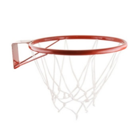 Купить Кольцо баскетбольное метал №3 (труба) с сеткой 295 мм в Назрани 
